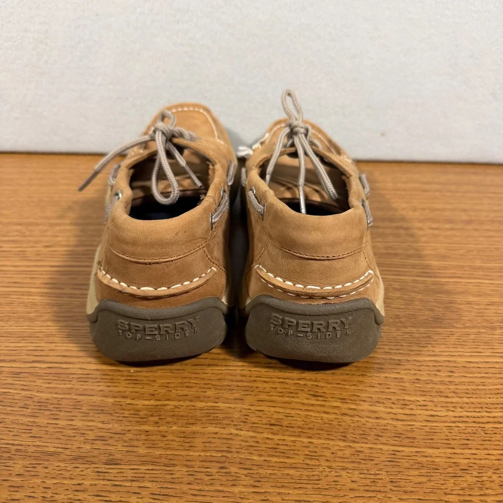 Sperry Top-Sider Billfish Tan Leather Boat Shoes Mens 9.5 0276308 Loafers